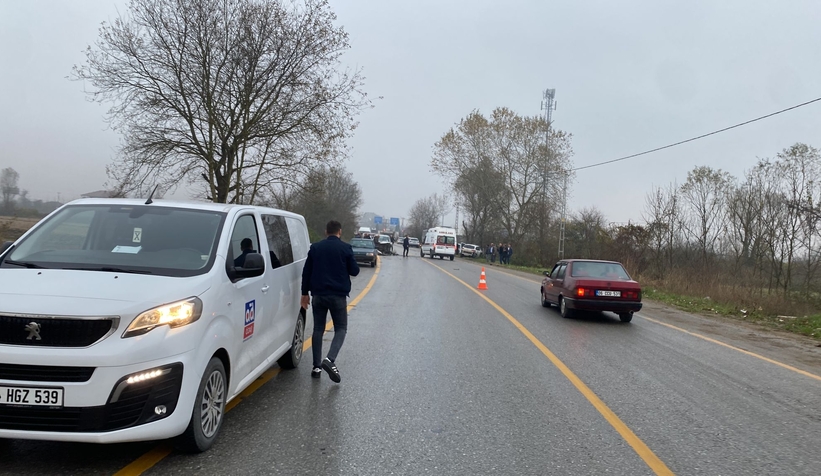 Ormanköy yolunda zincirleme kaza