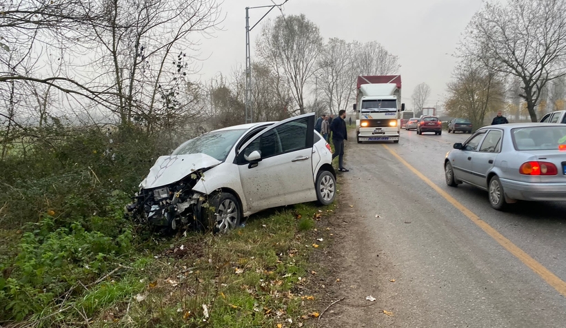 Ormanköy yolunda zincirleme kaza