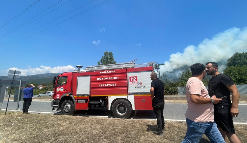 Dokurcun'da 10 hektar alan yandı