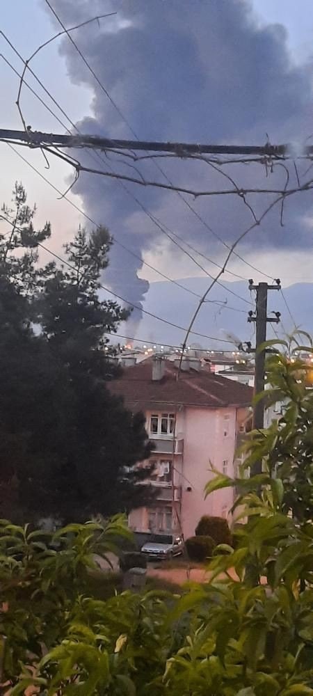 OSB'de sabah saatleri; Alevler yükseldi