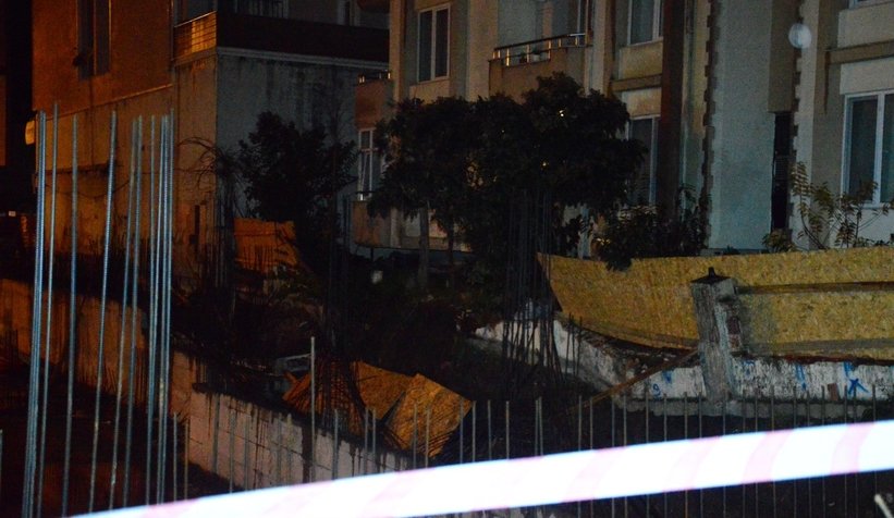 Otelin istinat duvarı çöktü