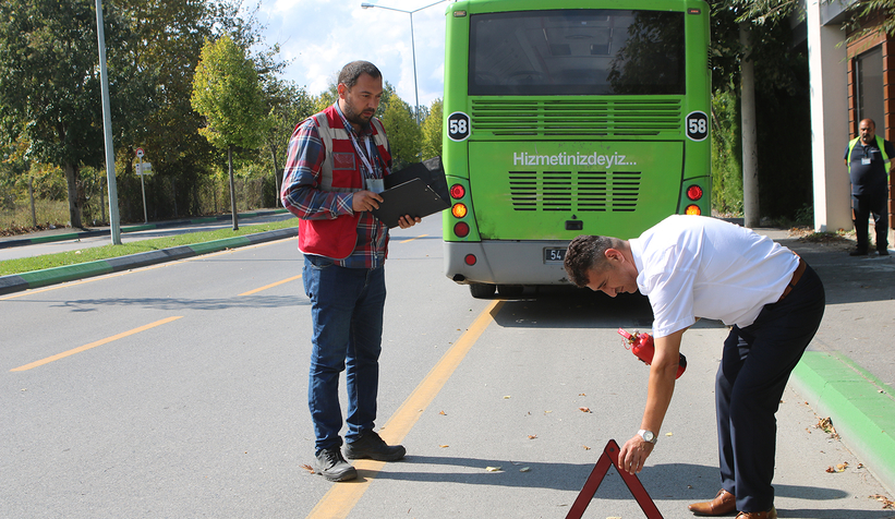 Otobüs şoförlerine güvenlik eğitimi