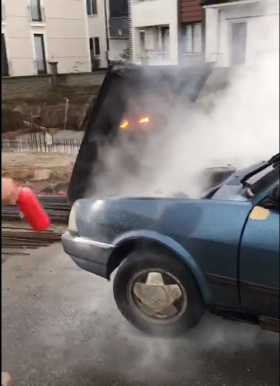 Otomobil az kalsın yanacaktı