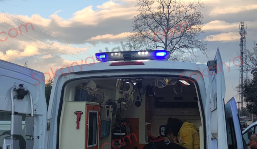 Otomobil evin bahçesine daldı: 2 yaralı