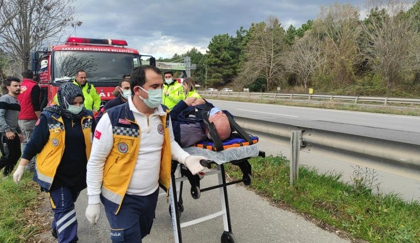 Otomobil Gölpark'a uçtu