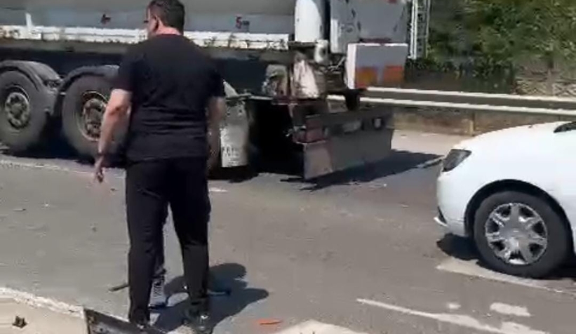 Otomobil ile cip çarpıştı: 5 yaralı