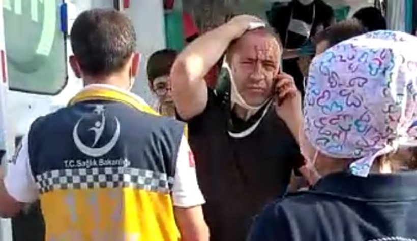 Otomobil şarampole takla attı: 4 yaralı