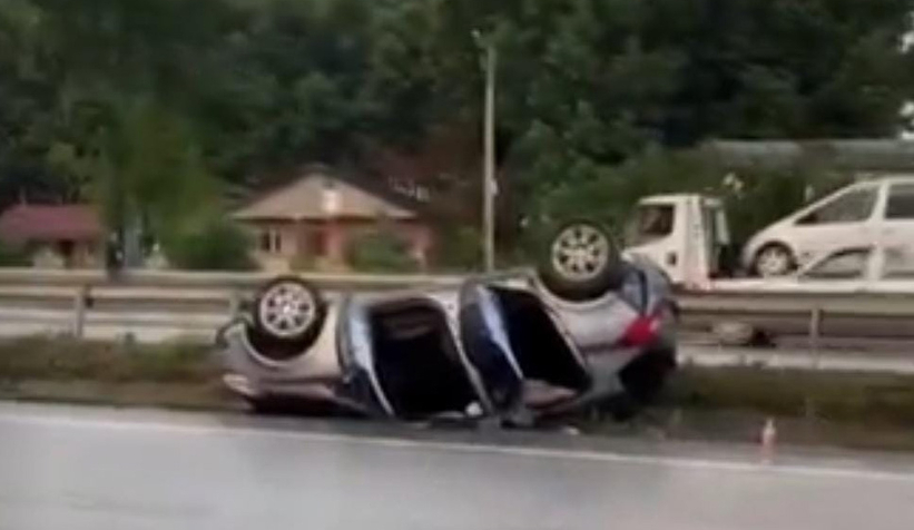 Otomobil takla attı: 2 yaralı