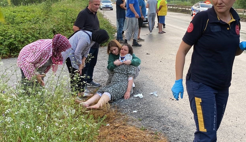 Otomobil takla attı: 4’ü çocuk 7 yaralı