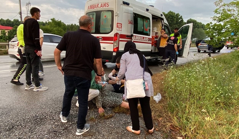 Otomobil takla attı: 4’ü çocuk 7 yaralı