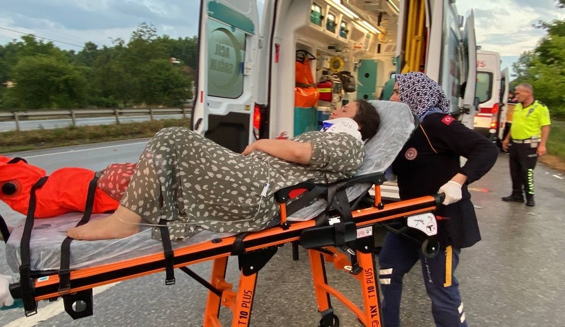 Otomobil takla attı: 4’ü çocuk 7 yaralı