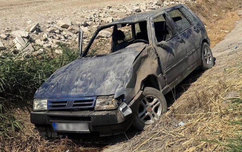 Otomobil takla attı: 5 yaralı