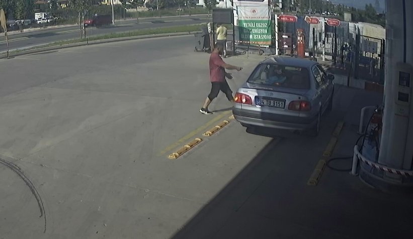 Otomobili böyle gasp etti; Suç dosyası kabarık