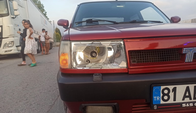 Otomobilin çarptığı çocuk yaralandı