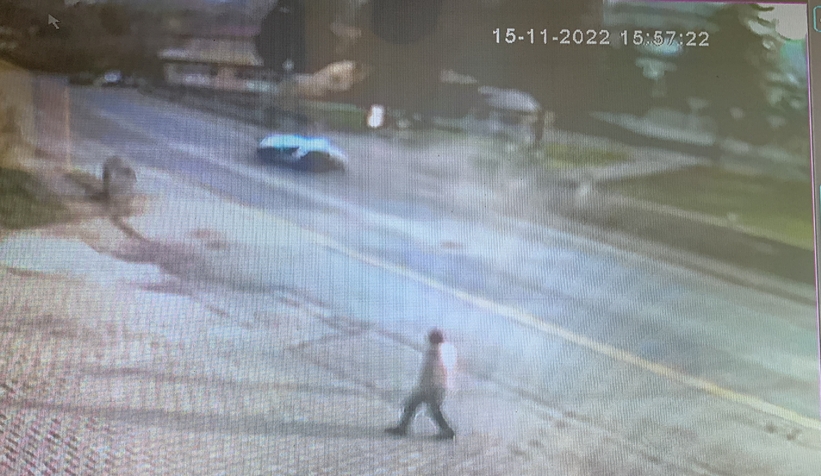 Otomobilin takla attığı anlar kamerada