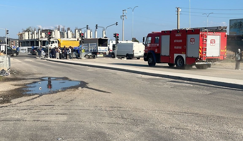 Otomobiller çarpıştı: 1 yaralı