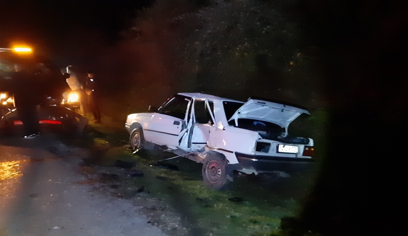 Otomobiller çarpıştı: 1 yaralı