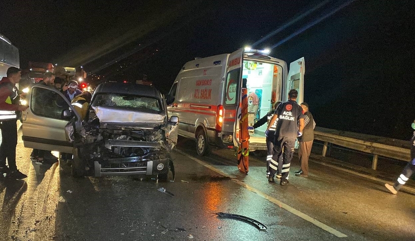 Otoyol savaş alanına döndü