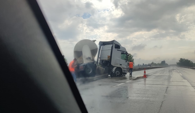 Otoyolda facia ucuz atlatıldı