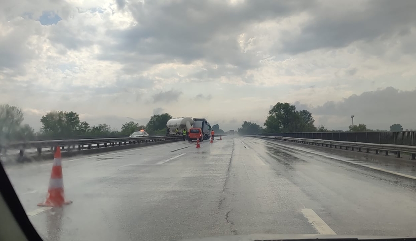 Otoyolda facia ucuz atlatıldı