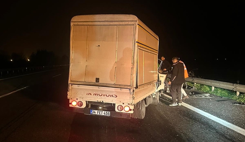 Otoyolda kaza 1 ölü