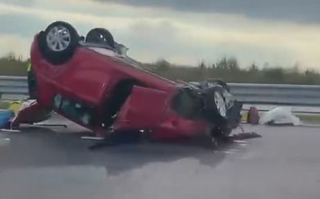 Otoyolda kaza: 4 yaralı