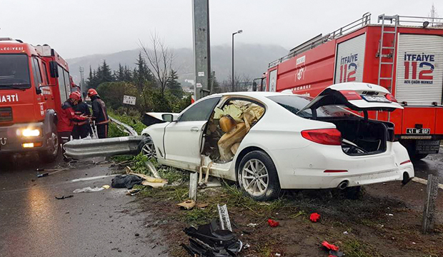 Otoyoldaki kazada acı haber geldi