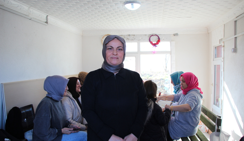 Özel anneler evlat nöbetinde el sanatları öğreniyor