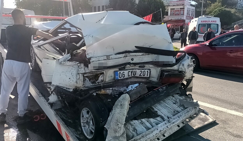 Pamukova'da kaza: 4 yaralı