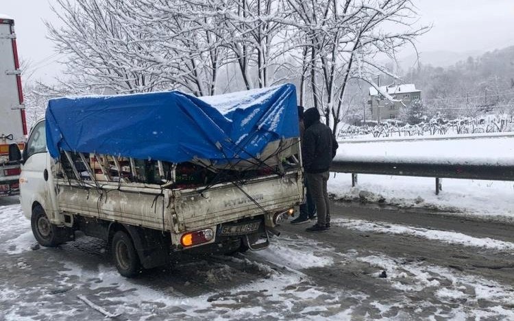 Pamukova yolunda kaza