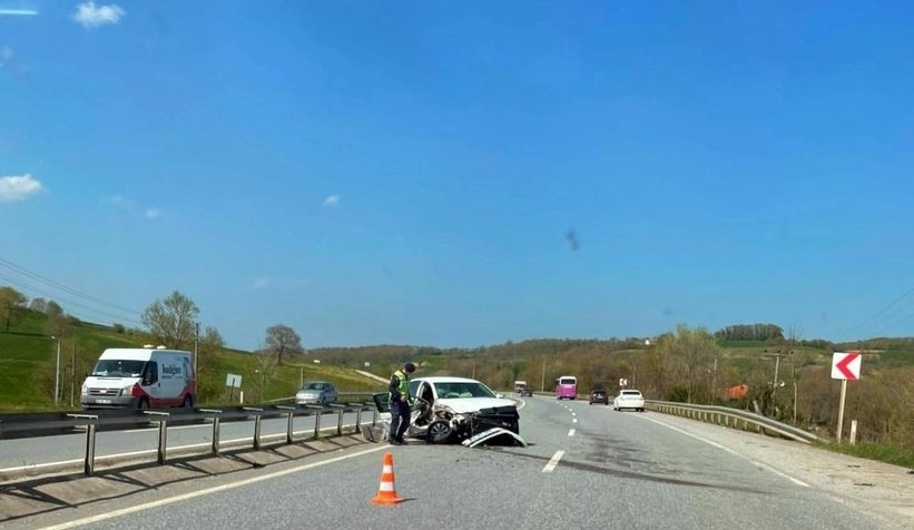 Park halindeki araçları böyle biçti