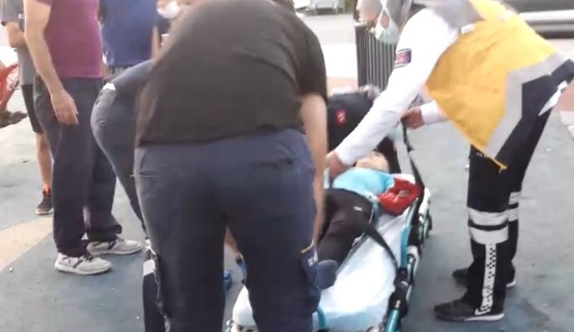 Parkta acı içinde kaldı