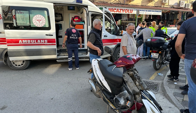 Pat pat ile çarpışan motosikletli yaralandı
