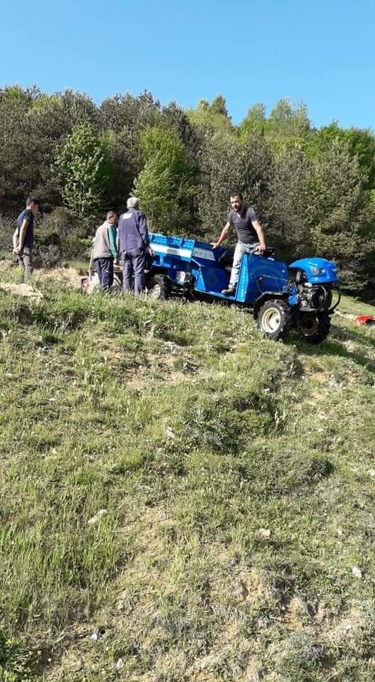 Pat pat yaylada gölete uçtu