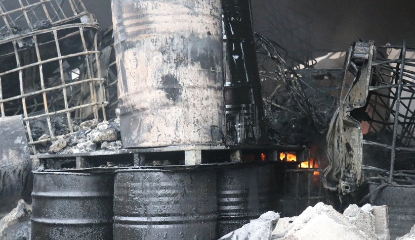 Patlamalar panik oluşturdu