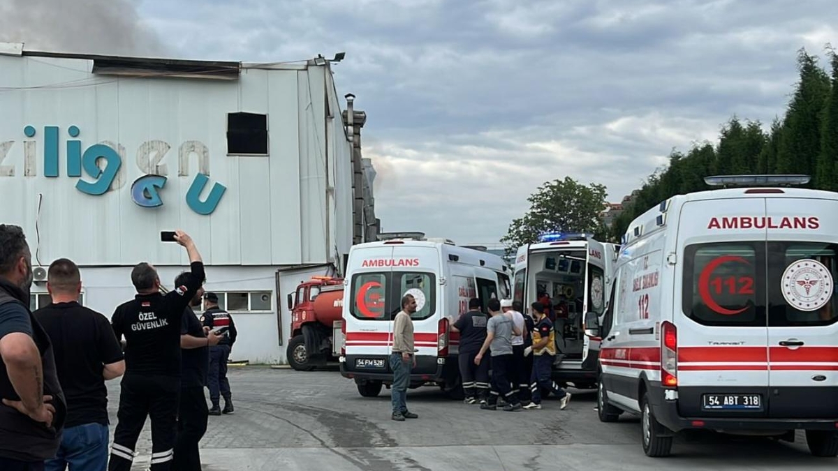 Patlamanın yaşandığı fabrikadan ilk görüntüler