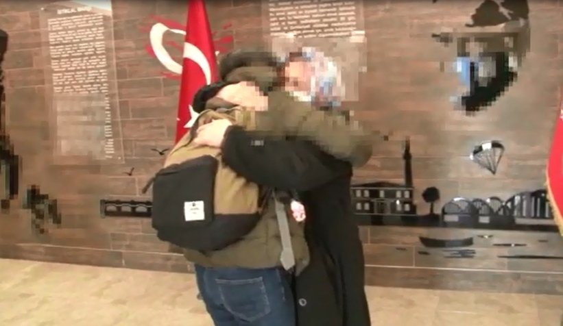 PKK'dan kaçtı, ailesiyle böyle buluşturuldu