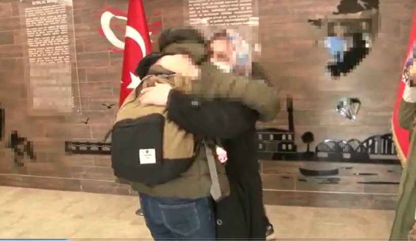 PKK'dan kaçtı, ailesiyle böyle buluşturuldu