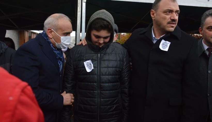 Polis memuruna hüzünlü tören