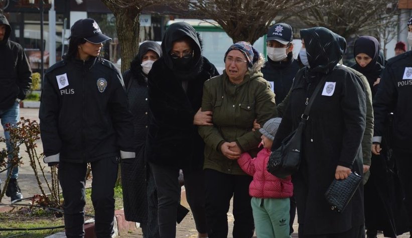 Polis memuruna hüzünlü tören