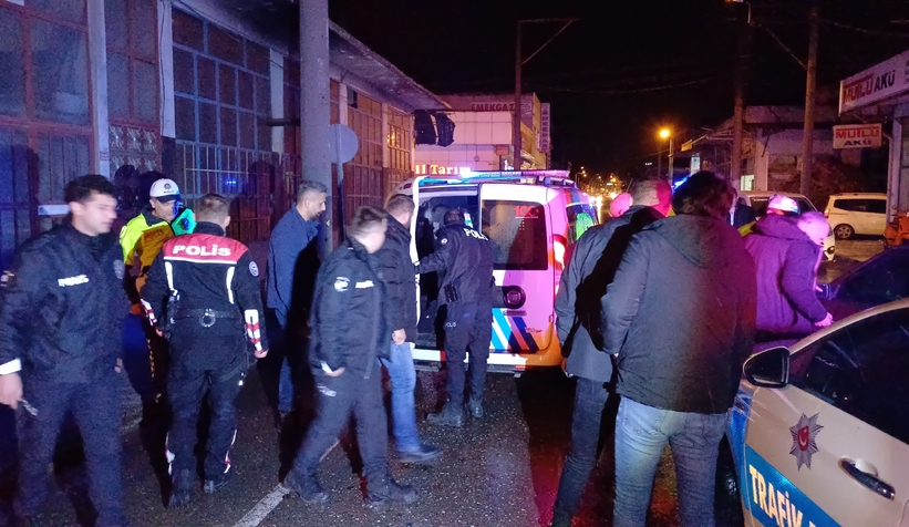 Polisten kaçan şahıs aracının lastiği patlayınca yakalandı