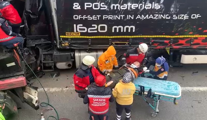 Polonyalı sürücü böyle kurtarıldı