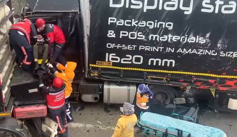 Polonyalı sürücü böyle kurtarıldı