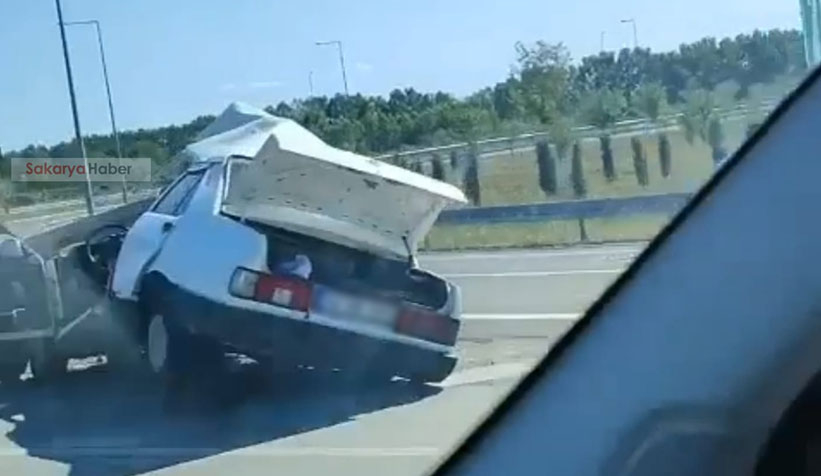 Poyrazlar'da feci kaza