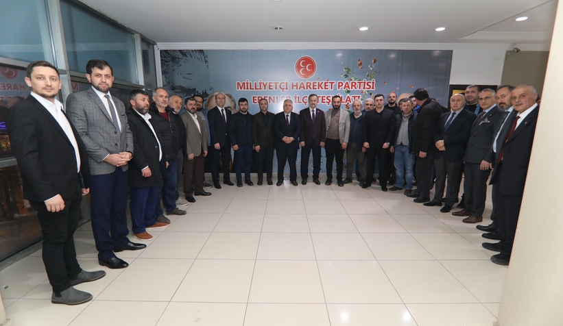 Rahmi Şengül'den MHP İlçe Teşkilatı'na ziyaret