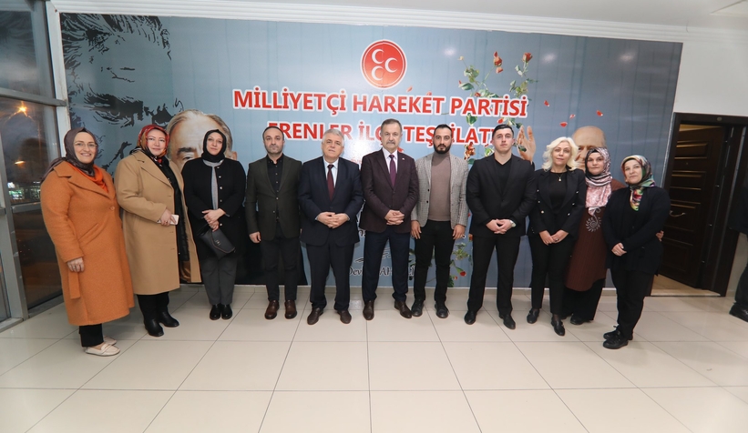 Rahmi Şengül'den MHP İlçe Teşkilatı'na ziyaret