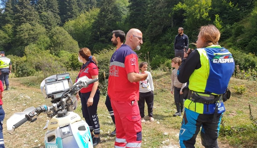 Ralli şampiyonasında kaza anı kamerada