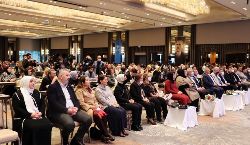 Reisi ara sloganları üzerine aranan Cumhurbaşkanı Erdoğan partililere seslendi