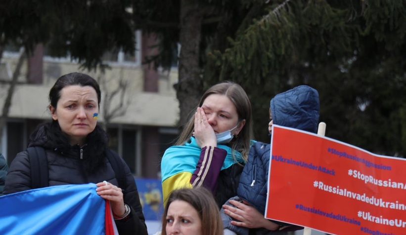 Rusya'yı protesto ettiler
