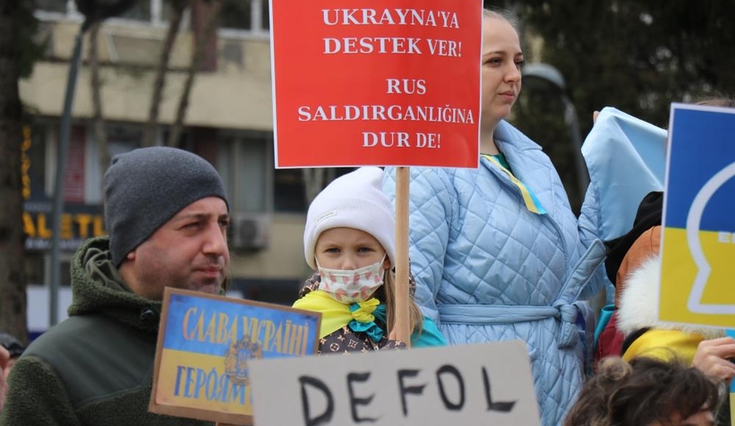 Rusya'yı protesto ettiler